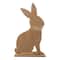 Glitzhome® 24" Easter Wooden Pink Bunny Porch Decor